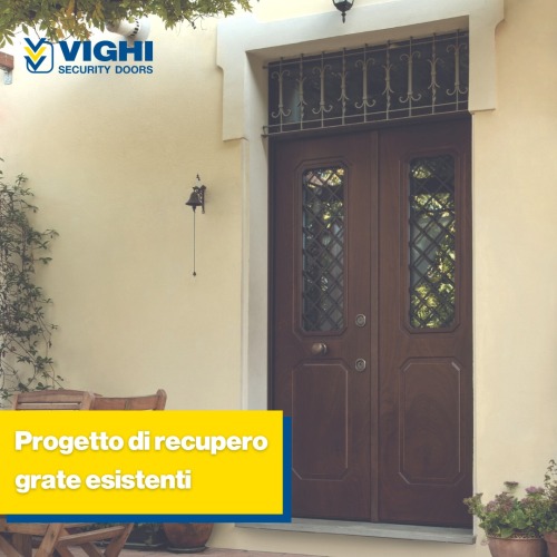 I progetti di Vighi recuperano le grate esistenti  Provate a&#8230;