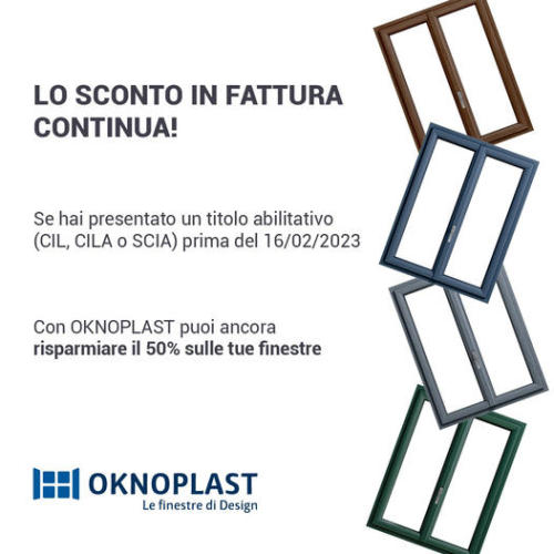 Lo sconto in fattura continua!Se hai presentato un titolo…